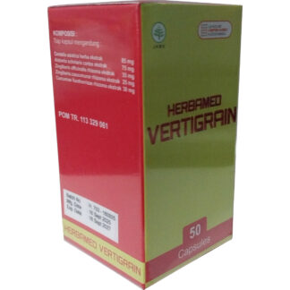 VERTIGRAIN, Helps Relieve Headaches •  50 Capsules • PT Unique Herbamed Indonesia